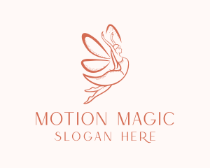 Female Magical Fairy  logo design