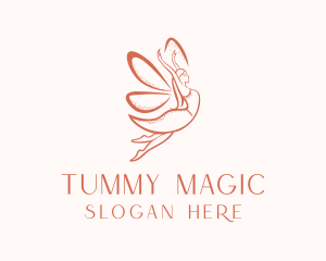 Female Magical Fairy  logo design