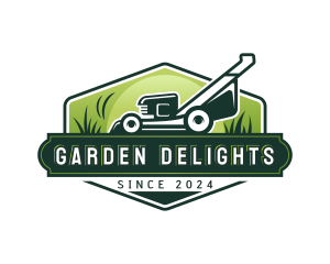 Landscaping Mower Gardening logo design