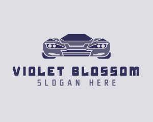 Violet Race Car logo design