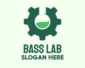 Science Laboratory Gear logo design