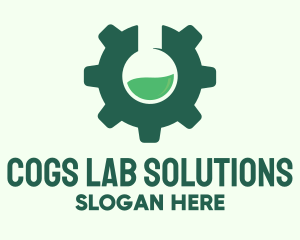 Science Laboratory Gear logo design