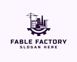 Factory Building Construction logo design