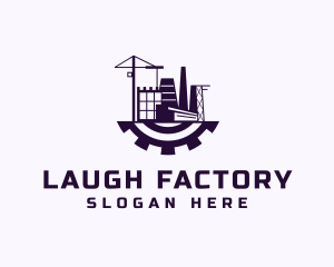 Factory Building Construction logo design