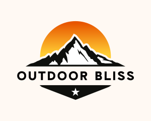 Mountain Outdoor Adventure logo design