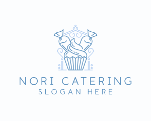 Bake Cupcake Icing logo design