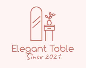 Minimalist Mirror Table  logo