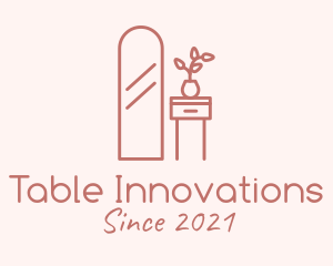 Minimalist Mirror Table  logo
