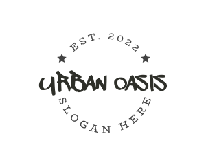 Urban Graffiti Wordmark logo design