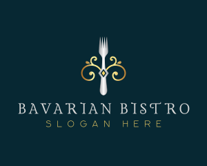 Fork Restaurant Cuisine logo design