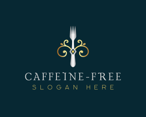 Fork Restaurant Cuisine logo design