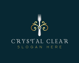 Fork Restaurant Cuisine logo design