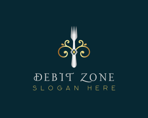 Fork Restaurant Cuisine logo design