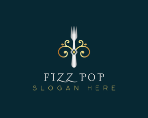 Fork Restaurant Cuisine logo design