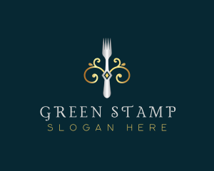 Fork Restaurant Cuisine logo design