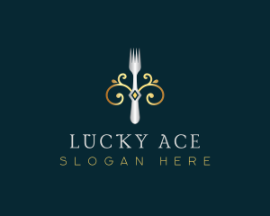 Fork Restaurant Cuisine logo design