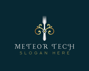 Fork Restaurant Cuisine logo design