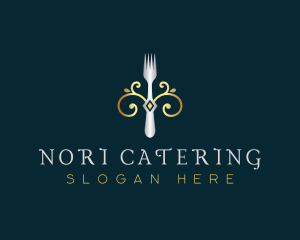 Fork Restaurant Cuisine logo design