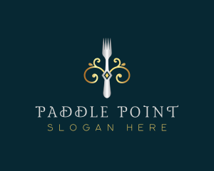 Fork Restaurant Cuisine logo design