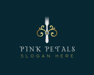 Fork Restaurant Cuisine logo design