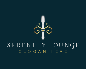 Fork Restaurant Cuisine logo design