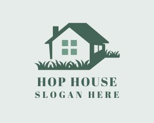 House Lawn Gardening logo design