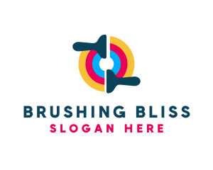 Remodeling Paint Brush logo design