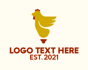 Chicken Light Bulb  logo