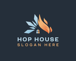 Fire Ice House logo design