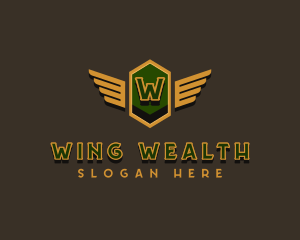 Automotive Hexagon Wing logo design