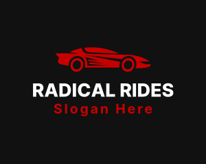 Red Speed Car logo design