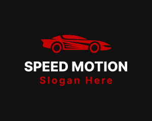 Red Speed Car logo design