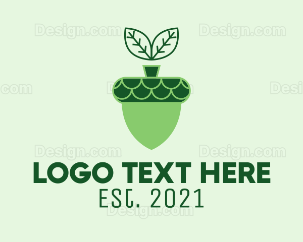 Acorn Plant Gardening Logo