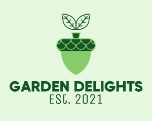 Acorn Plant Gardening  logo design