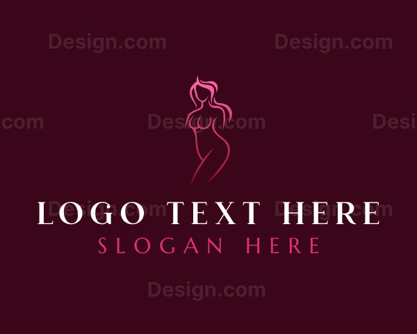 Nude Woman Body Logo