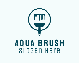 City Paint Brush logo design