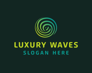 Gradient Wave Software logo design