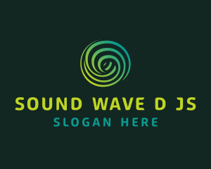 Gradient Wave Software logo design