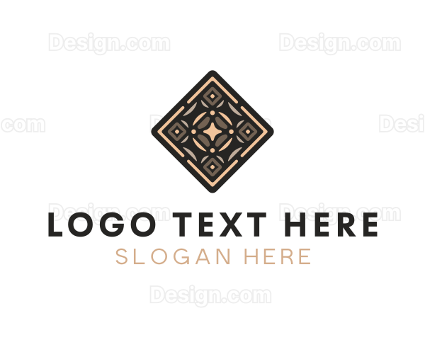 Diamond Tile Pattern Logo