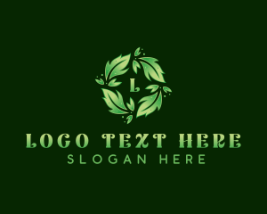 Sustainable Garden Leaves Logo