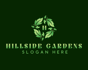 Sustainable Garden Leaves logo design