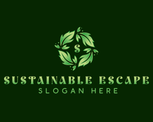 Sustainable Garden Leaves logo design