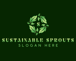 Sustainable Garden Leaves logo
