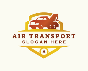 Tow Truck Transport logo design