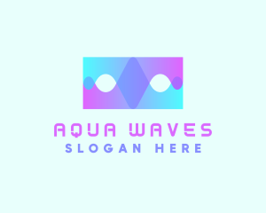 Business Startup Wave logo design