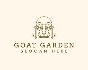 Ram Goat Sheep logo design