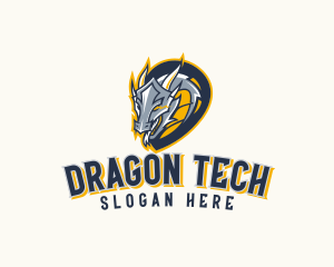 Mythical Dragon Gamer logo design