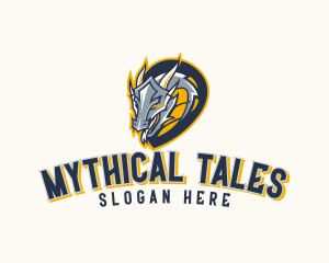 Mythical Dragon Gamer logo design