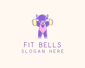 Fitness Bull Weightlifting logo design