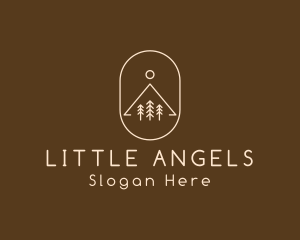 Minimalist Outdoor Hiking Logo